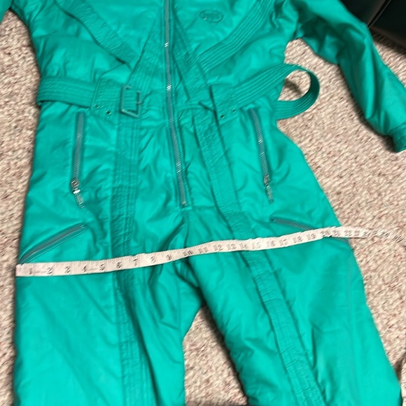 Vintage 80s/90s one piece ski suit with belt - Picture 9 of 13